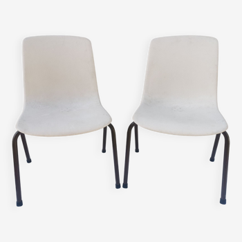 Pair of stackable chairs for children