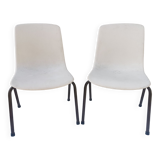 Pair of stackable chairs for children