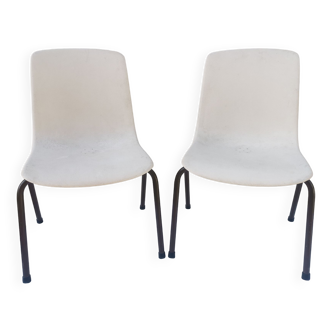 Pair of stackable chairs for children