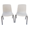 Pair of stackable chairs for children