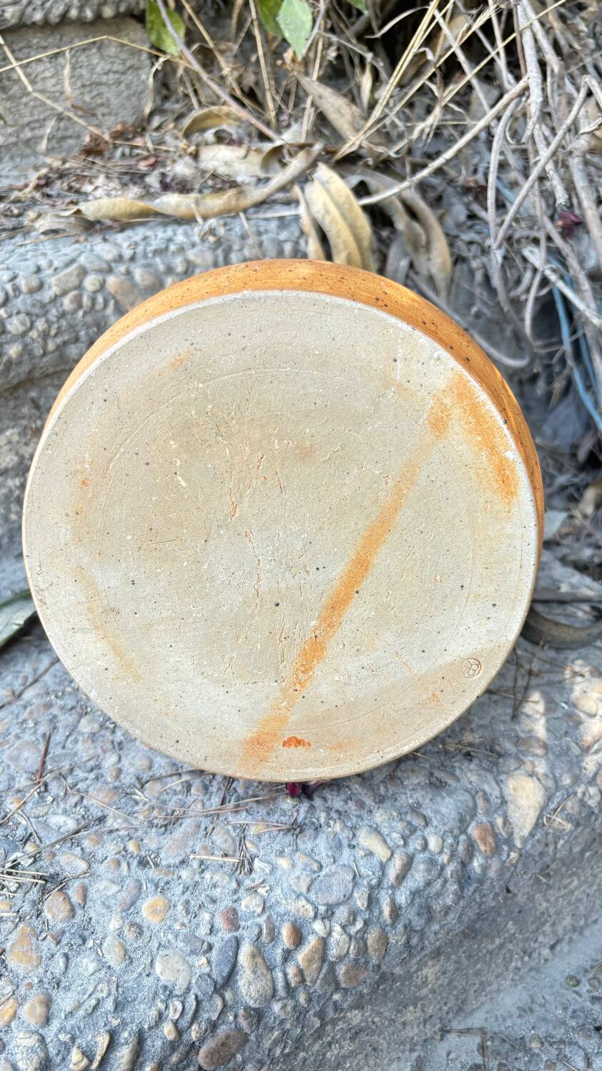 Antique pitcher, stoneware by rémi bonhert, la borne, france