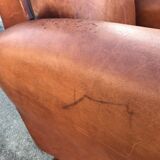 Armchair club feet compass vintage design Annees 50
