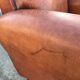 Armchair club feet compass vintage design Annees 50