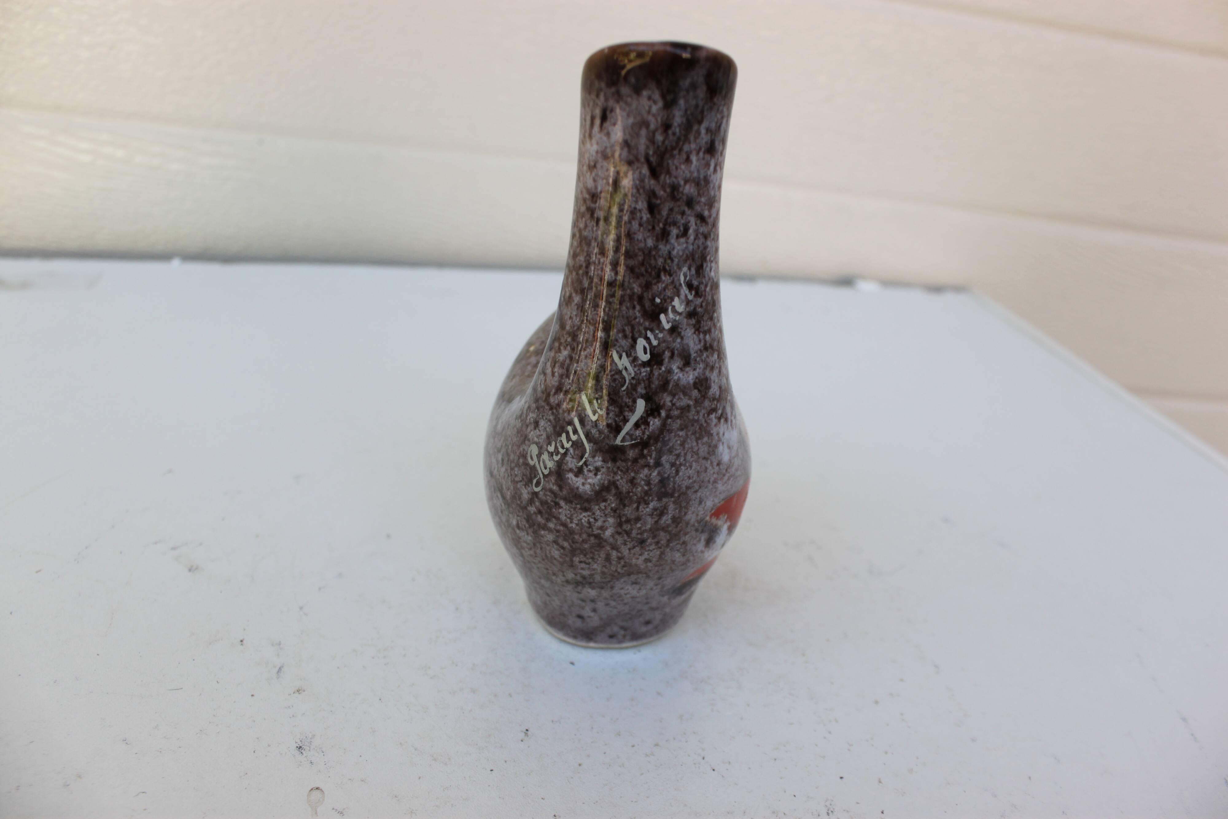 vase 1970 cheminée une anse