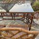 Dining room in rattan and bamboo