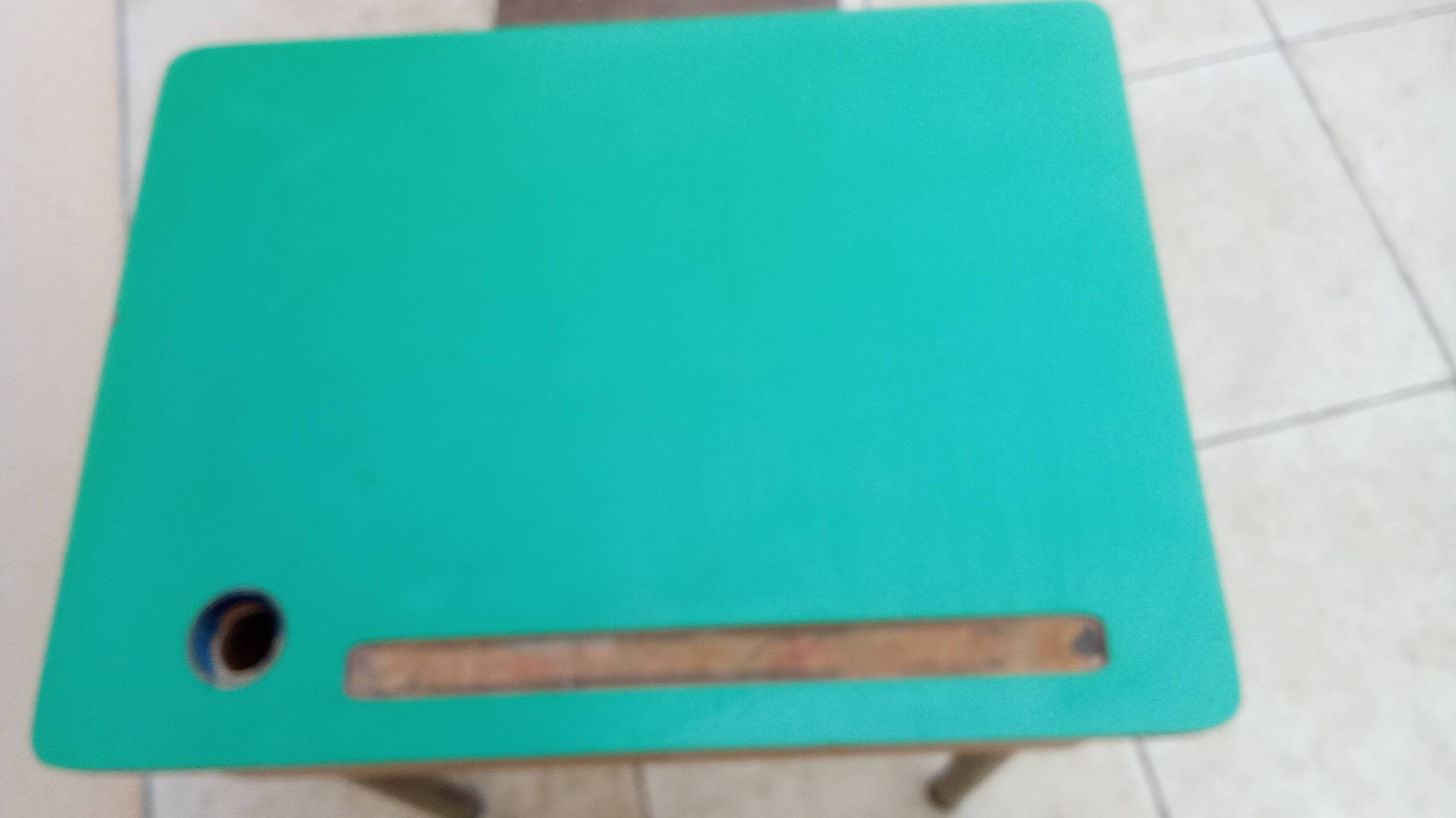 Old vintage children's school desk