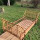 Rattan basket bed