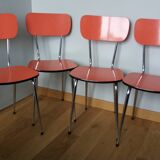 Chairs in formica and chrome metal