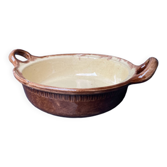 Old large siam terracotta dish