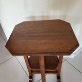 Walnut pedestal table