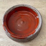 Vintage enamelled terracotta pocket tray