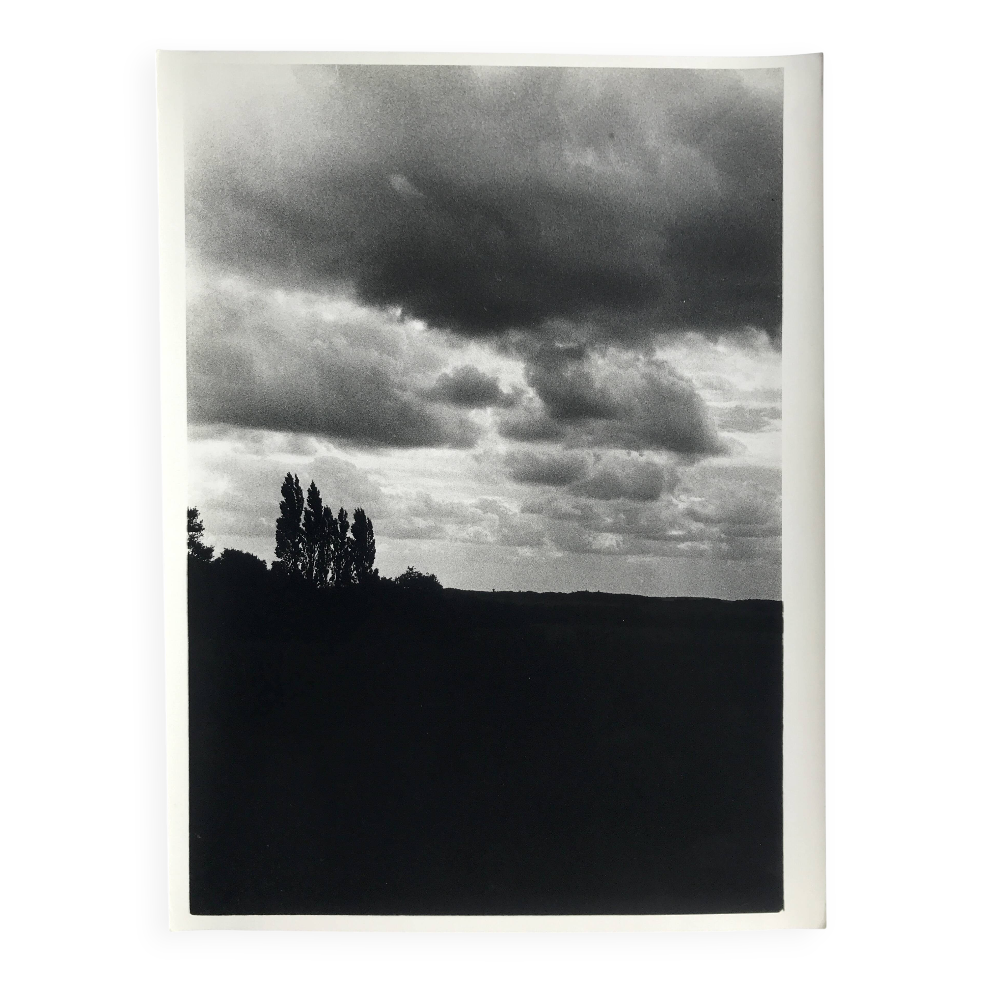 Rosine NUSIMOVICI, Untitled (Cloud V), c 1980. Black and white silver print