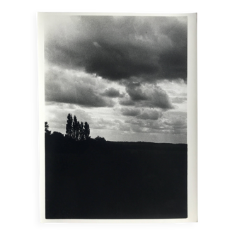 Rosine Nusimovici, sans titre (nuage v), c 1980, tirage argentique noir et blanc