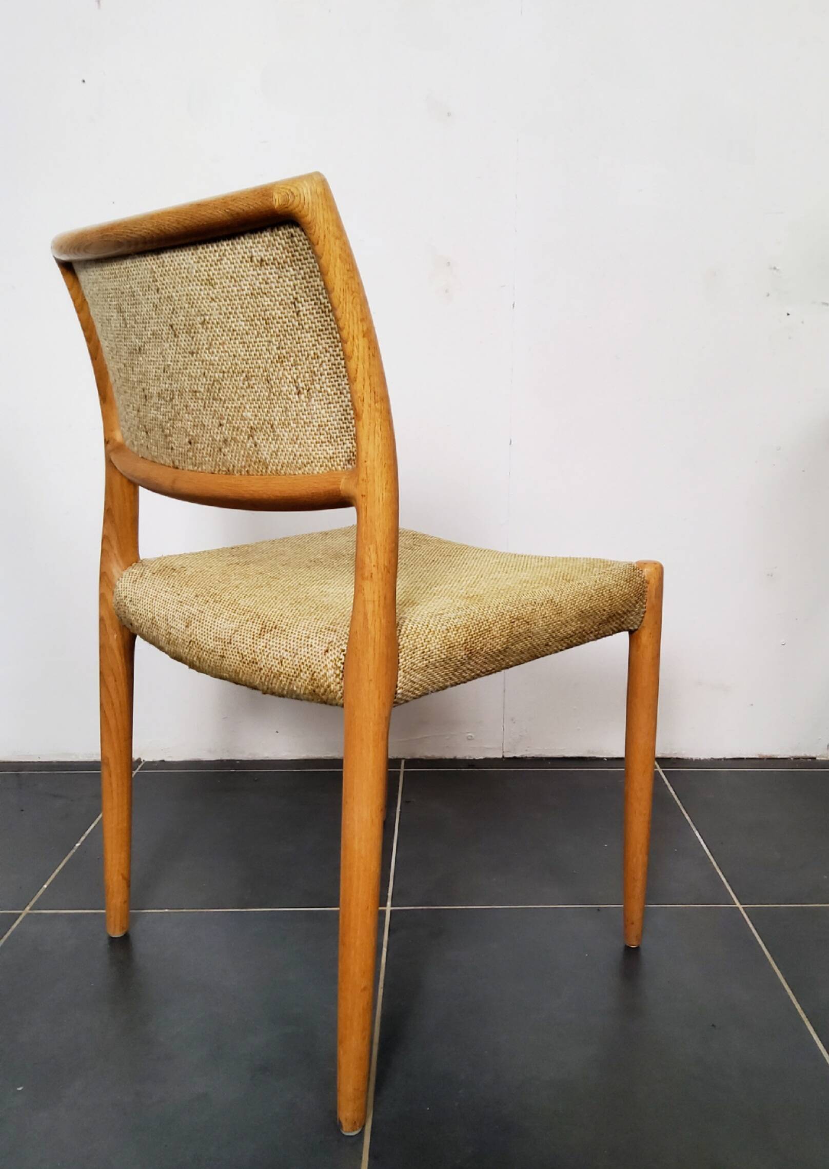 4 Scandinavian chairs model 80 by Niels O. Møller, Denmark
