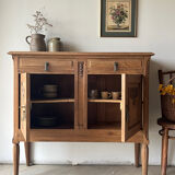 Carved oak sideboard