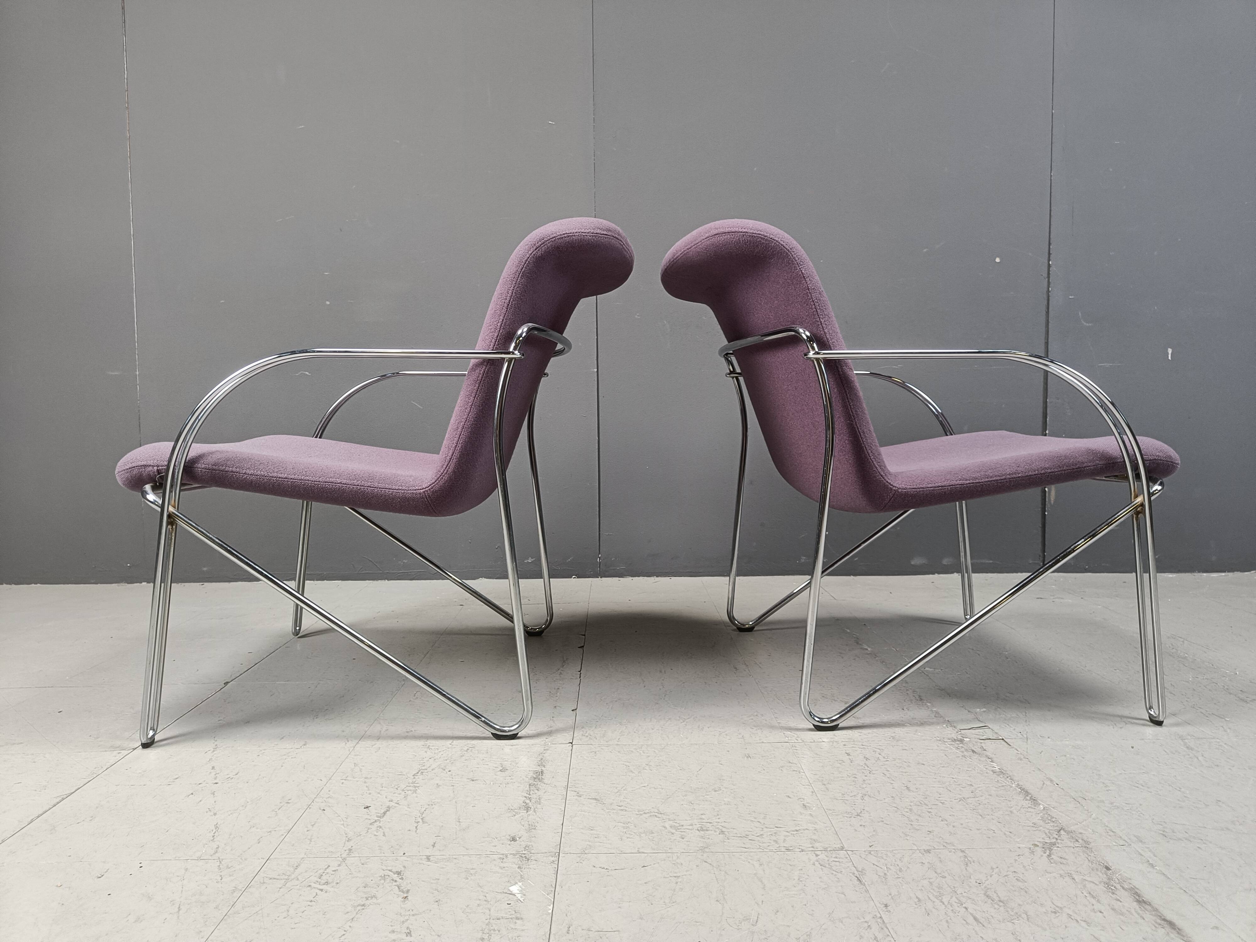 Danish arm chairs by Alfred Hofmann for Gispen/Labofa - 1970s - set of 5