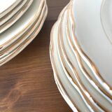 12 Gien vintage dessert plates