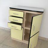 Formica kitchen buffet pale yellow
