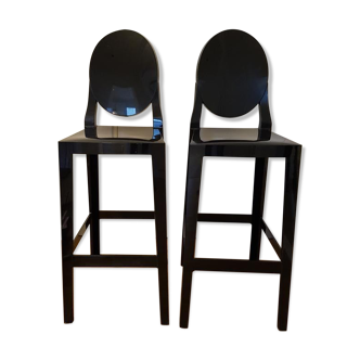 One more black bar stools by Philippe Starck for Kartell