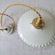 Pendant in serrated opaline