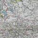 Carte ancienne Russie Suède Norvège 49x37,5cm