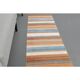 Vintage Turkish Hand-Knotted Wool Cotton Orange Runner Rug 55x319
