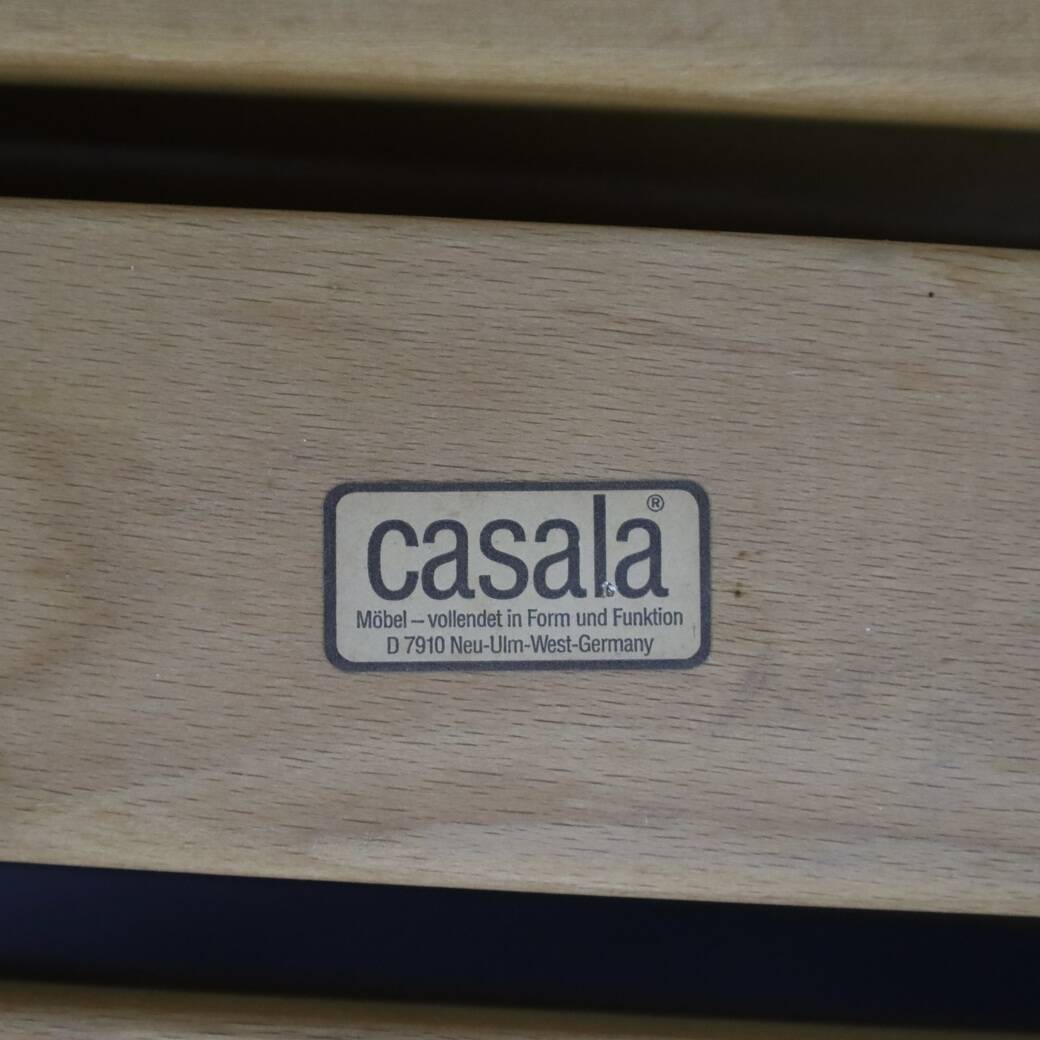 Set of 6 Solid Beech Dining Chairs by Casala, 1970s