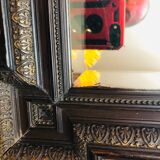 Old bevelled mirror - 44x36cm