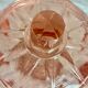 40s pink glass candy box