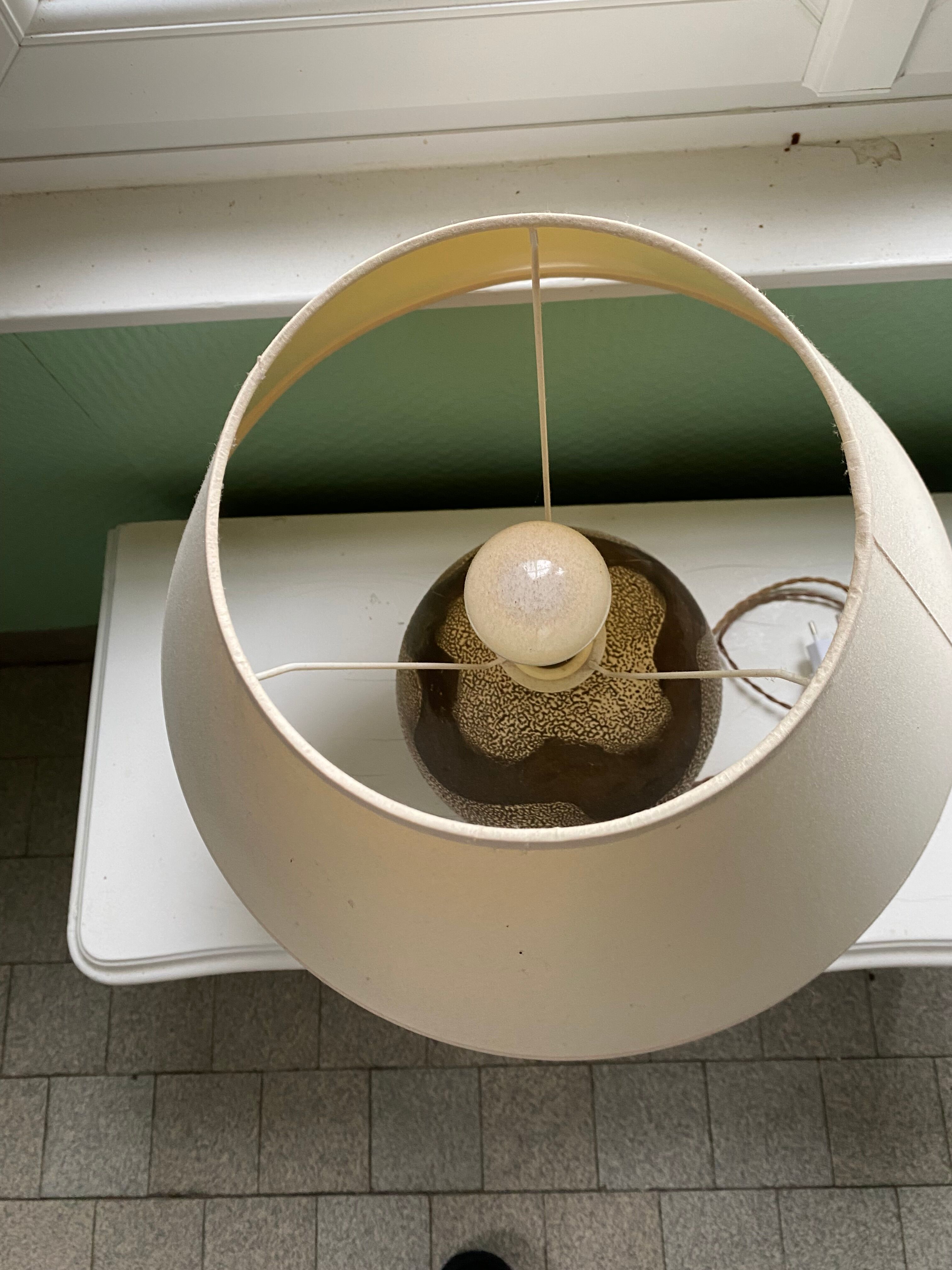 Porcelain floor lamp