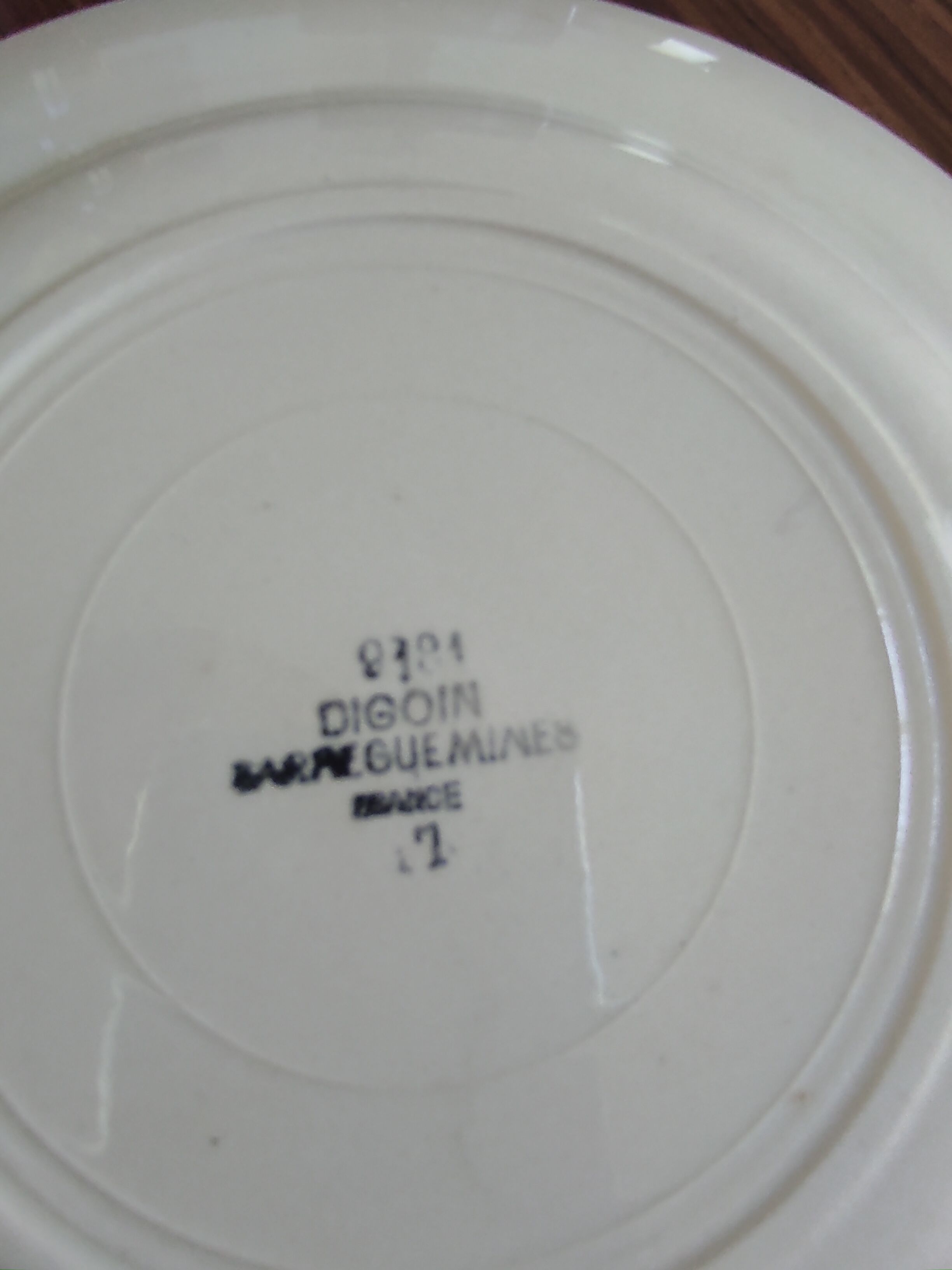 Lot of 6 plates for dessert