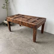 Savoyard folk art coffee table
