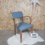 Restored bridge armchair