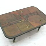 Brutalist coffee table, 1980