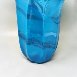 1970s Exquisite "Fazzoletto" Murano Glass Vase by Dogi, Italy