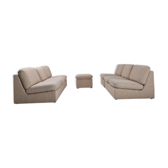 Flexible sofa, vintage, 6 seats