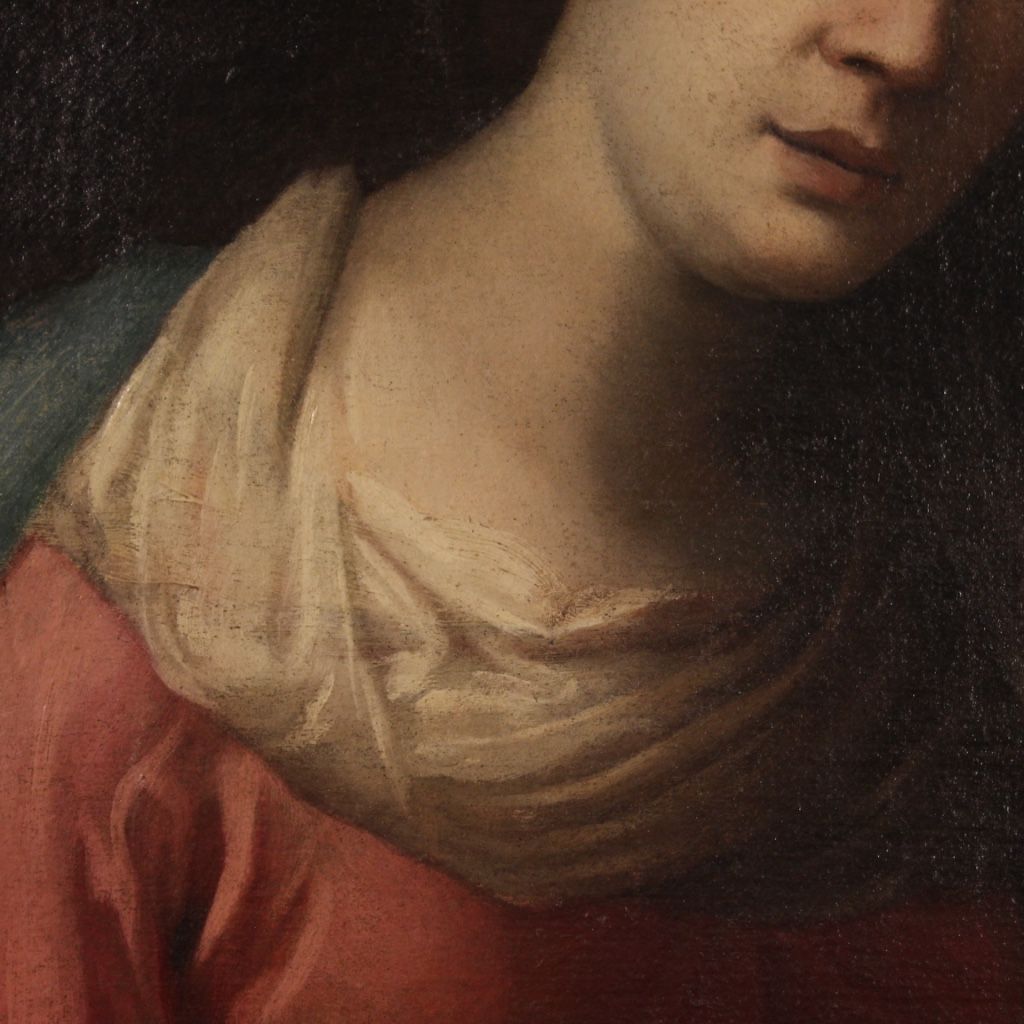 Portrait antique d’une dame de la seconde moitié du 17ème siècle