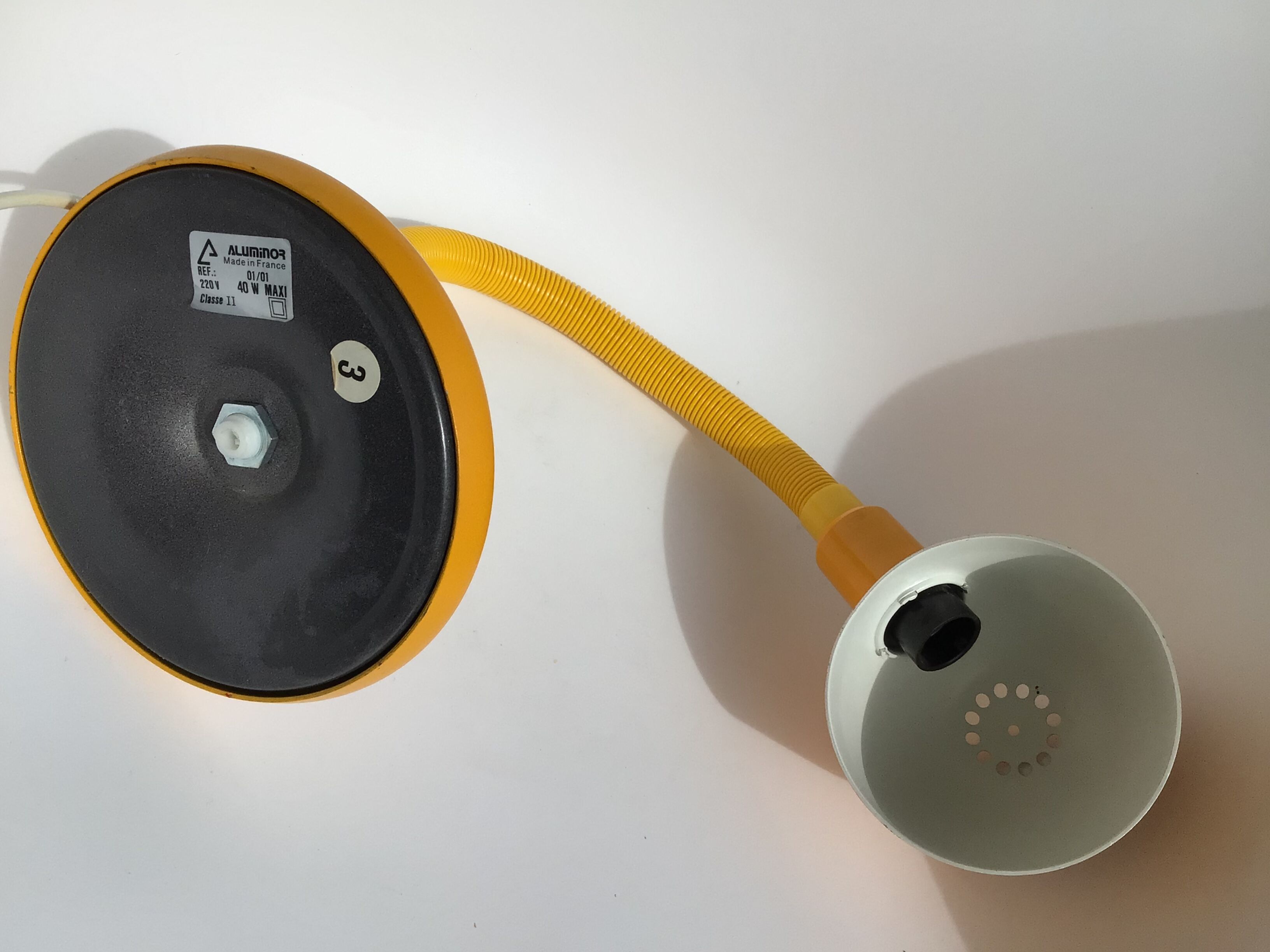 Desk lamp Aluminor lacquered metal 70's