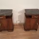 Tables de chevet italiennes Art Déco en noyer, Set de 2