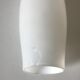 Lampe tripode teck et opaline vintage 1960