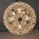 Large floral chandelier Mid Century Modern attributed to Emil Stejnar 1970s