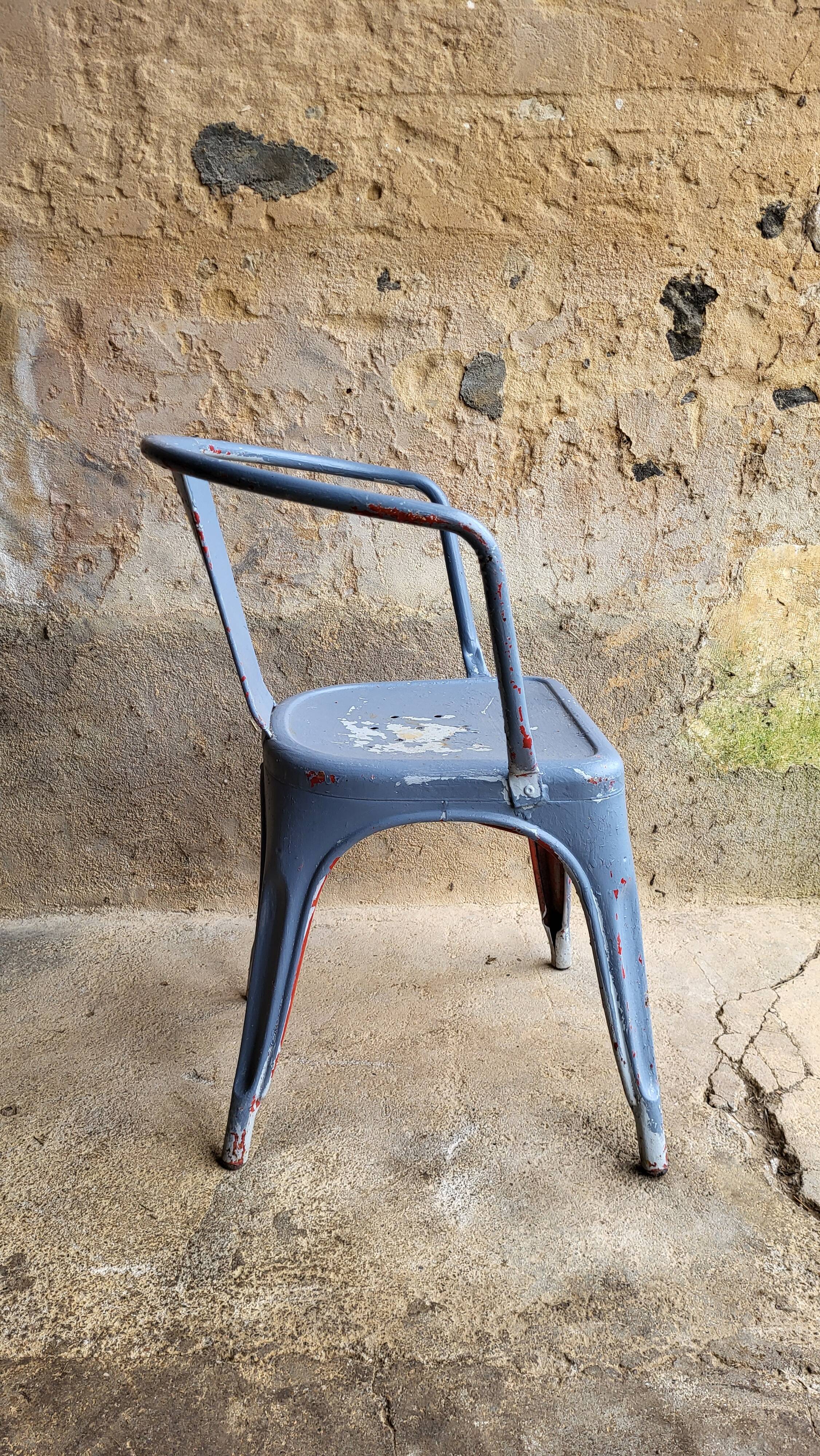 Tolix A56 armchair by Jean Pauchard 1956