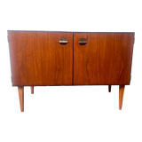 Scandinavian tv stand sideboard in teak 1960 vintage