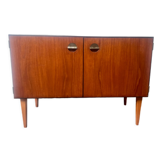 Scandinavian tv stand sideboard in teak 1960 vintage