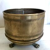Former brass tripod pot