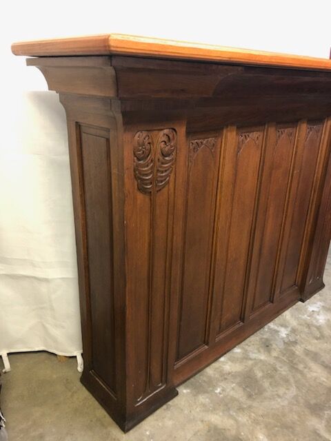 Art Nouveau woodwork bar