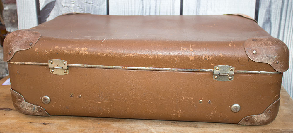 Old decorative suitcase 55 cm wide