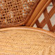 French bohemian set of 2 bamboo chairs from the 1960