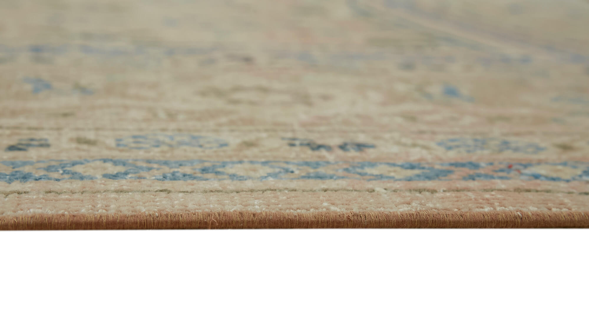 Hand-knotted persian antique 1970s 305 cm x 388 cm beige wool carpet