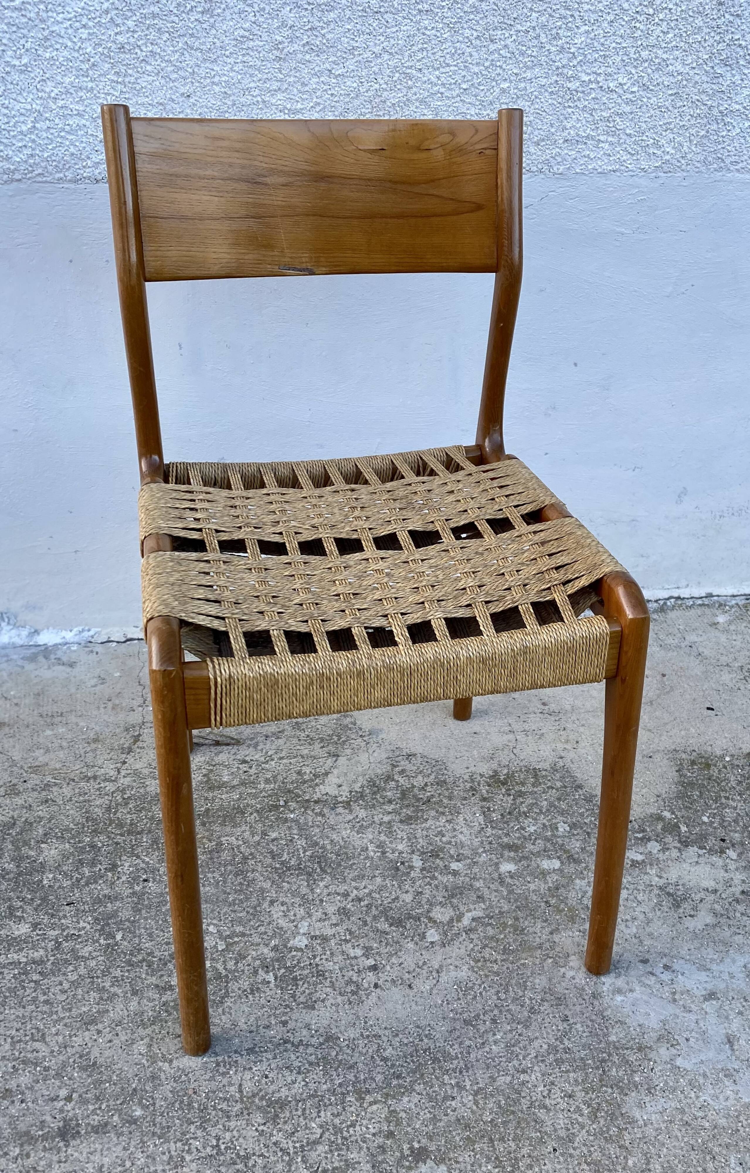 Gessef Consorzio Sedie Friuli chairs design 1960